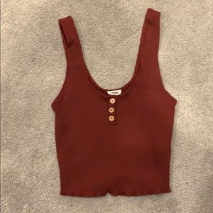 Garage cropped tank top